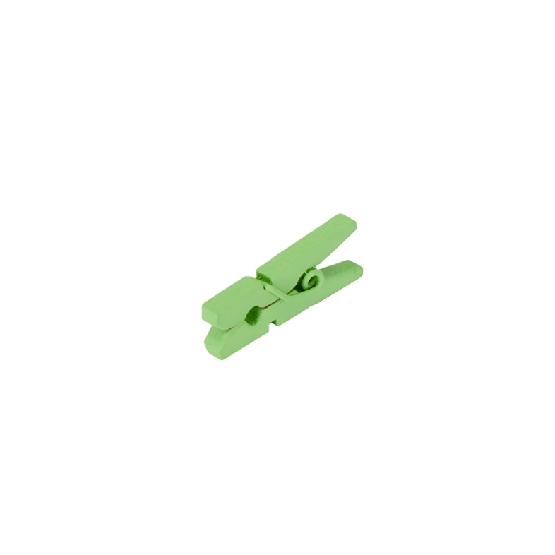 Wooden clothespin 25×8 mm light green 1 pc.