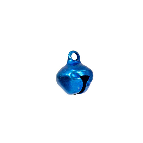 Bell pendant 9 mm blue 1 pc
