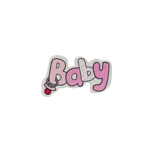 Дерев’яний клеєвий елемент Baby рожевий 1 шт