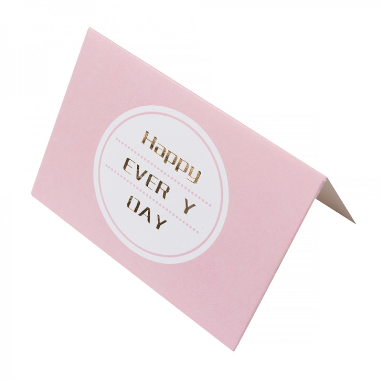 Postcard with envelope 90×65 mm Happy every day 1 pc.