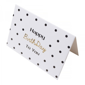 Pocztówka z kopertą 90x65 mm Happy BirthDay to you 1 szt