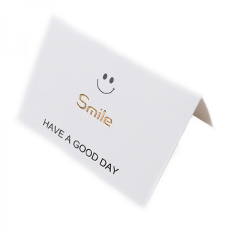 Postcard with envelope 90×65 mm Smile Have a good day 1 pc.