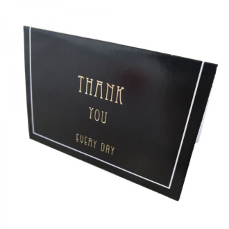 Pocztówka z kopertą 90x65 mm Thank you every day 1 szt