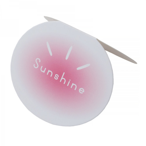 Листівка 63×70 мм Sunshine біла рожева 1 шт