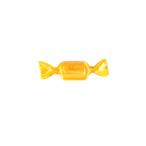 Plastic container Candy 83×24×21 mm yellow 1 pc