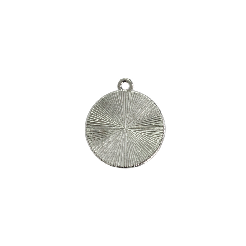 Podstawa do wklejania kamyków i kaboszonów 30x30 mm w kolorze srebrnym 1 szt