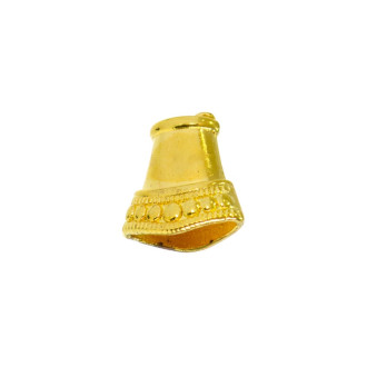 Końcówka 16x17 mm w kolorze złotym 1 szt