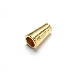 Końcówka 10x5 mm w kolorze złotym 1 szt