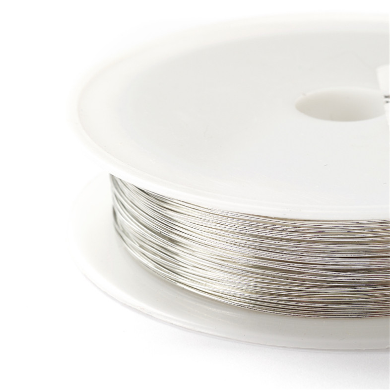 Metal wire 0.5 mm silver coil 9 m (+-10%)