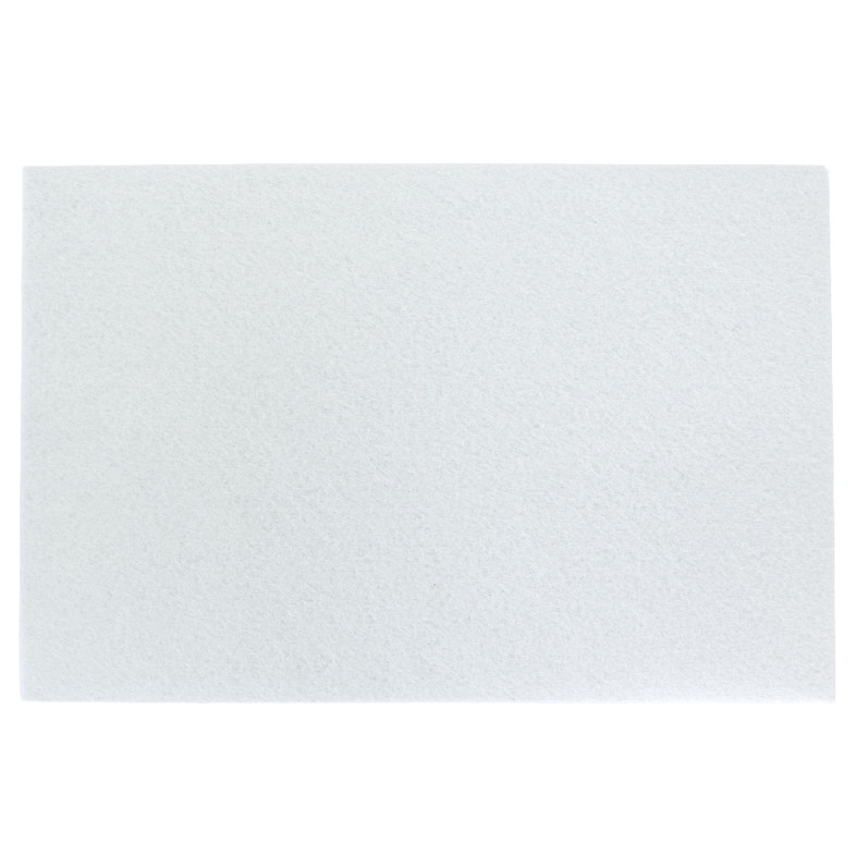 Felt 3 mm white 1 pc.