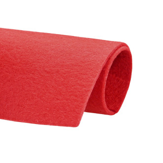 Felt 3 mm red 1 pc.