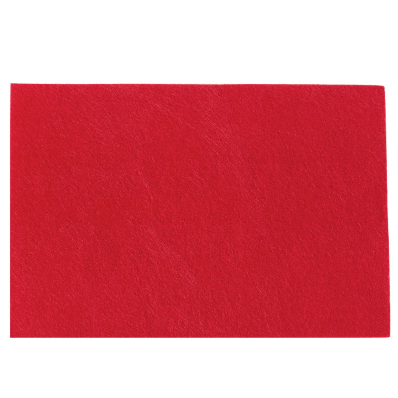 Felt 3 mm red 1 pc.