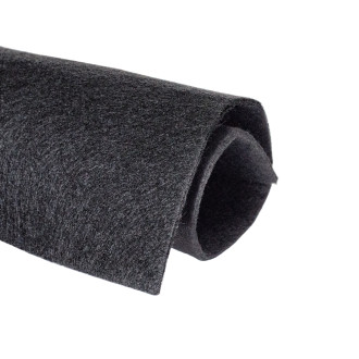 Felt 3 mm black 1 pc.