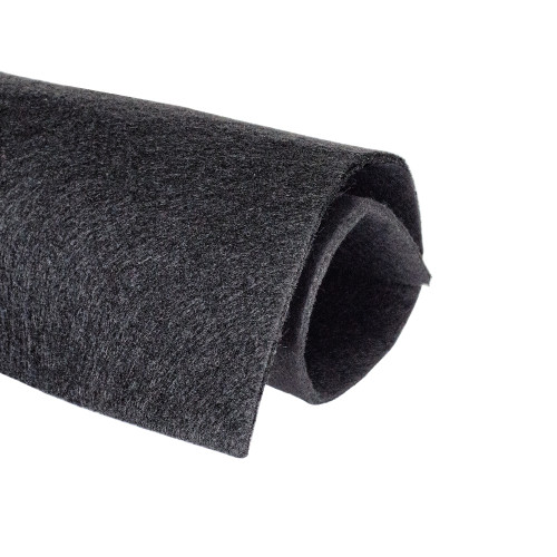 Felt 3 mm black 1 pc.