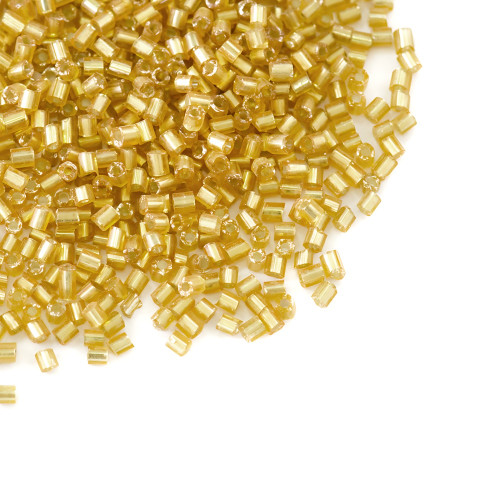 Koraliki posiekane H (2,1 mm) złoty op.20 gr