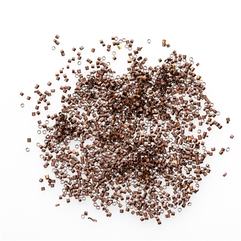Round stoppers 2 mm copper pack of 2 g
