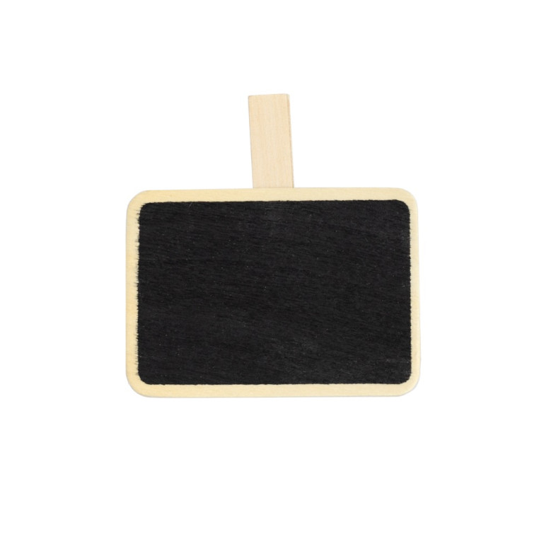 Wooden clothespin 68×48 mm with chalk board 1 pc.