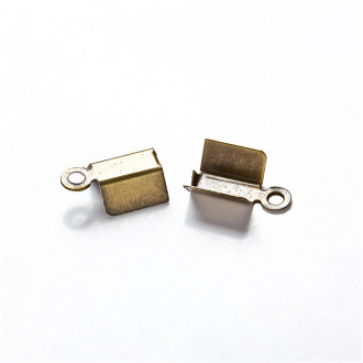 Końcówka zaciskowa 7x4 mm w kolorze brązu 1 szt