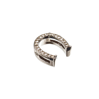 Slider bead Horseshoe cupronickel 1 pc