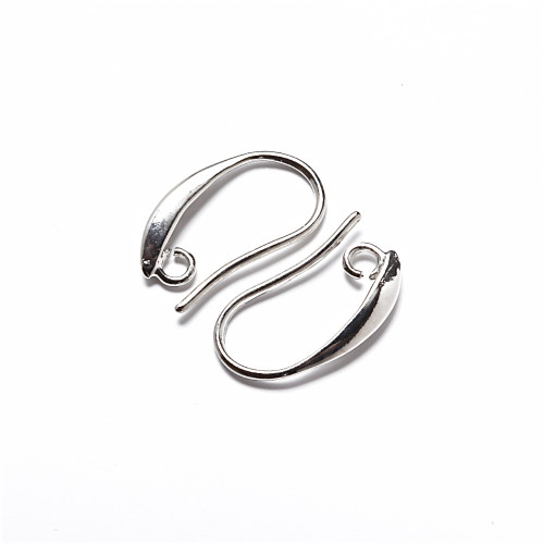 Earring base ring with pendant LUX 19×2.3 mm cupronickel pack of 2 pcs