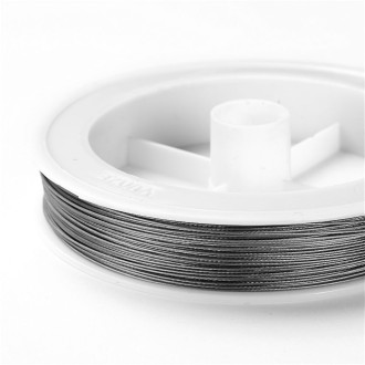 Metallized fishing line 0.60 mm gray 1 meter