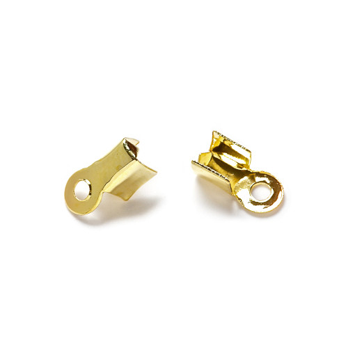 Clamping end 4×2.5 mm gold 1 pc.