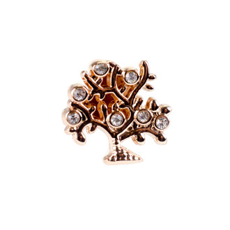Slider bead Gold Tree 1 pc.