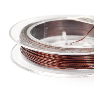 Metallized fishing line 0.38 mm brown 1 meter