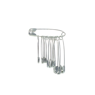 Cupronickel sewing pins, pack of 12