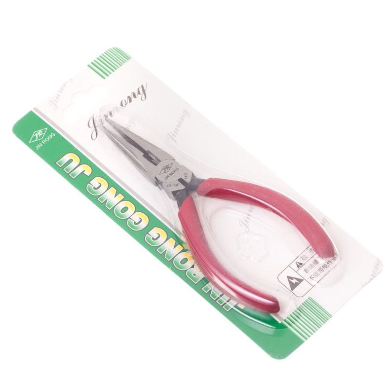 Straightening tongs 13 cm red 1 pc