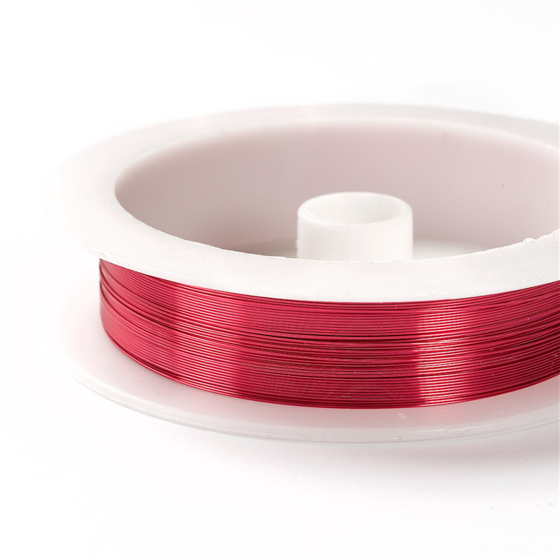 Metal wire 0.3 mm crimson coil 25 m (+-10%)