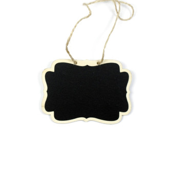 Wooden sign 90×65 mm for chalk writing 1 pc.