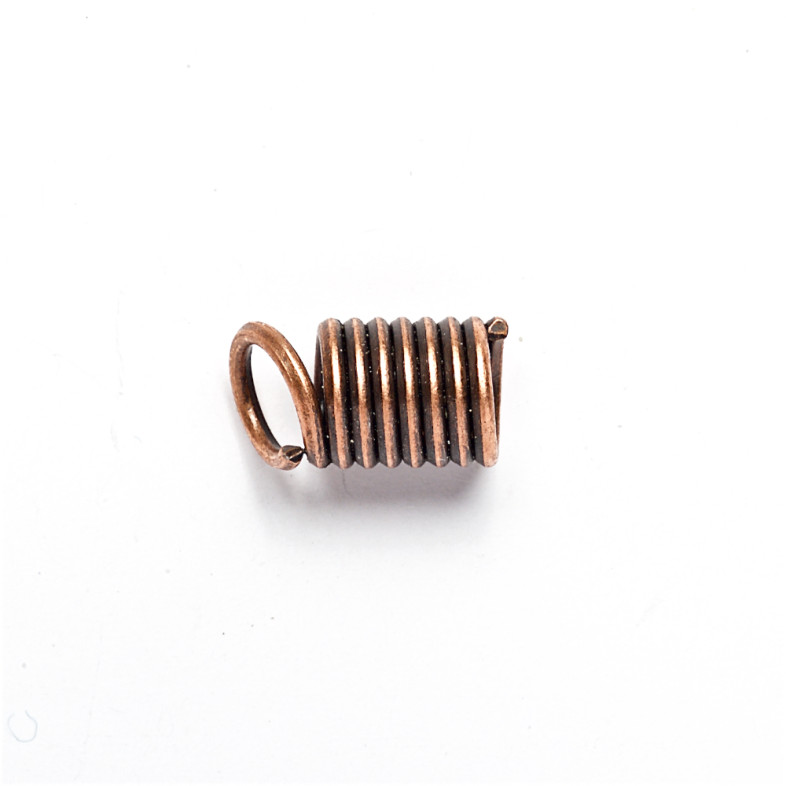 Klips do sznurka 5x6 mm w kolorze miedzianym 1 szt