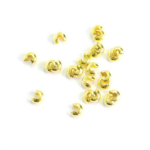 Crimp 5 mm gold 1 pc.