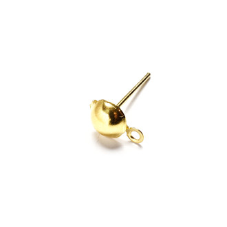 Bases for stud earrings 12×5 mm gold pack of 10 pcs