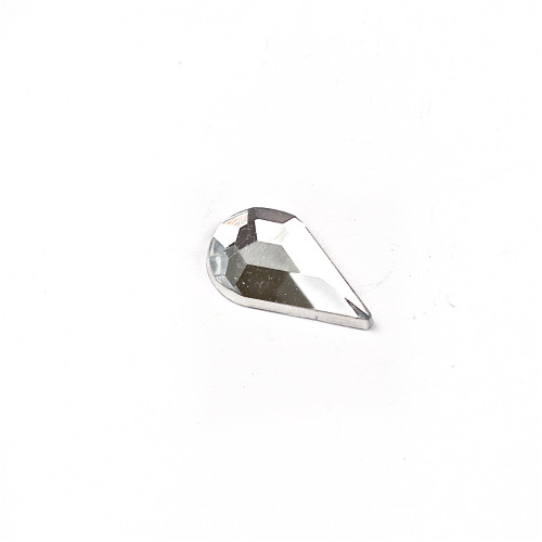 Plastic rhinestones 10×6 mm transparent, pack of 20 pcs.