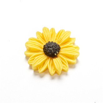 Decorative adhesive element Chamomile yellow 1 pc.