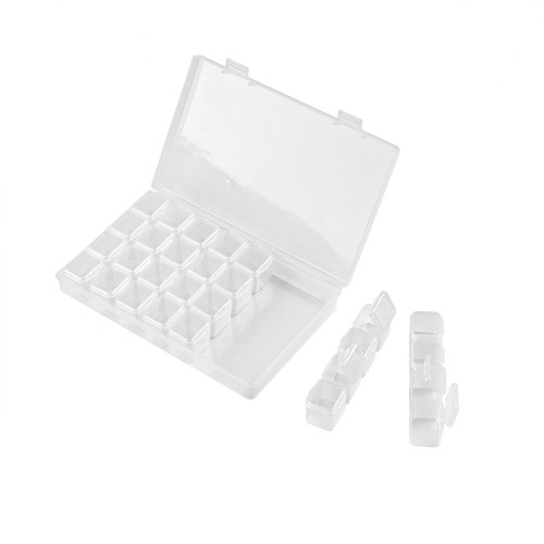 Container for creativity 170×105×25 mm transparent 1 pc.