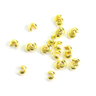 Crimp 6.5 mm gold 1 pc.