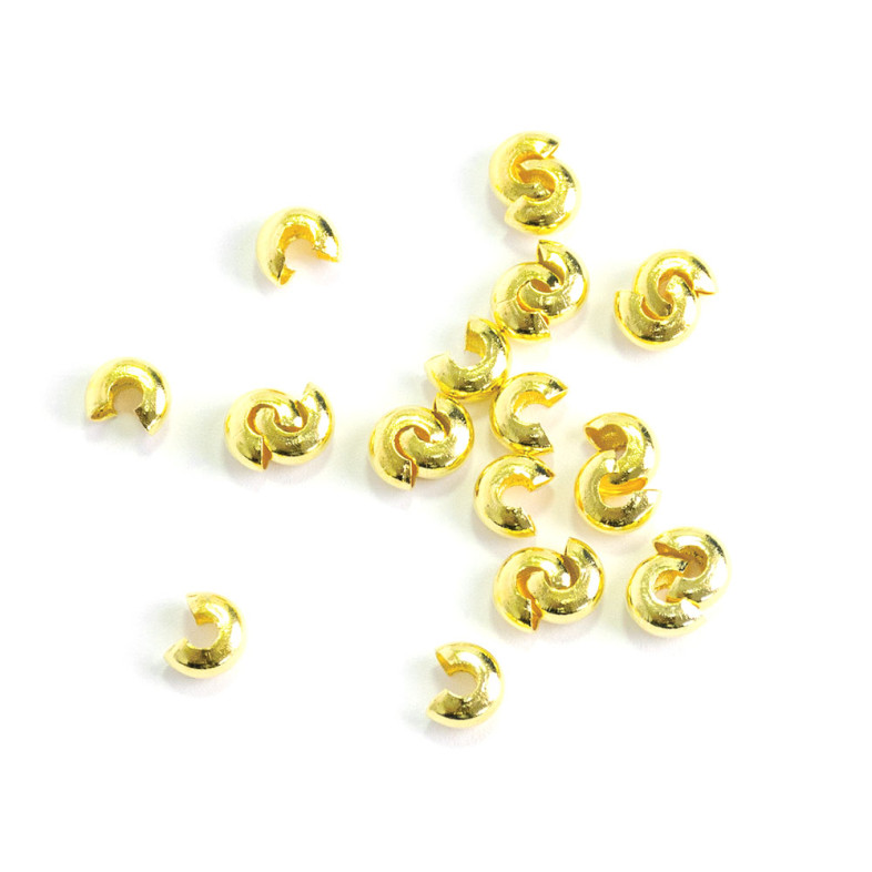 Crimp 6.5 mm gold 1 pc.