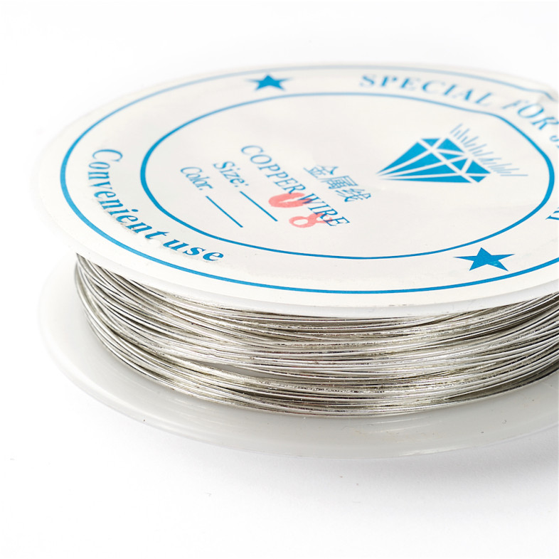 Metal wire 0.8 mm silver coil 5 m (+-10%)