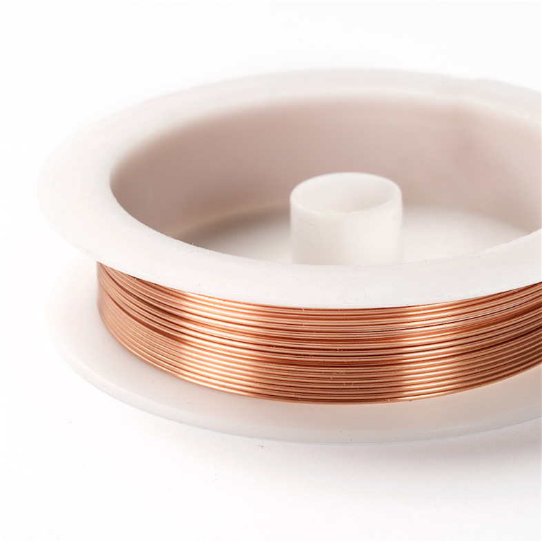 Drut metalowy 0,8 mm w kolorze miedzianym cewka 2 metry (+-10%)