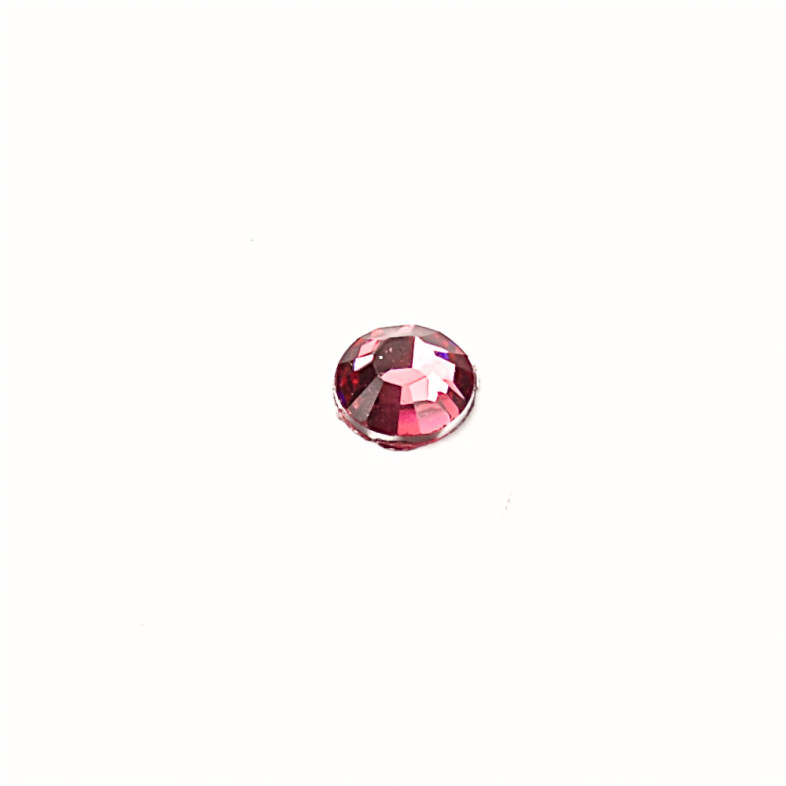 Plastic rhinestones 3 mm purple pack of 110 pcs.
