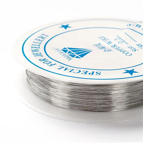 Metal wire 0.3 mm silver coil 25 m (+ -10%)