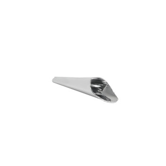Końcówka stożkowa LUX 21x6,5 mm w kolorze melchioru 1 szt