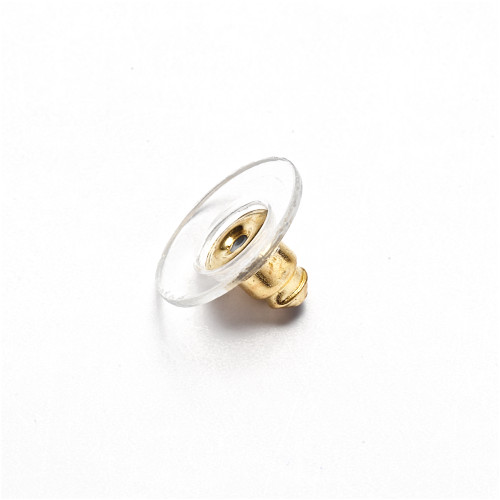 Earring clips 10 mm gold pack of 10 pcs