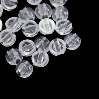 Podstawa do klejenia kamyków i kaboszonów 8x5 mm przezroczysty 1 szt