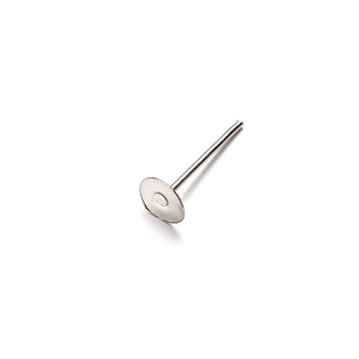 Bases for stud earrings 12 mm cupronickel pack of 10 pcs.