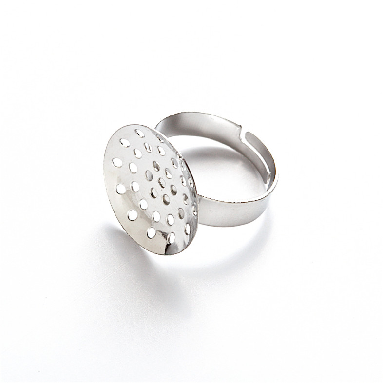 Ring base 18 mm cupronickel 1 pc.
