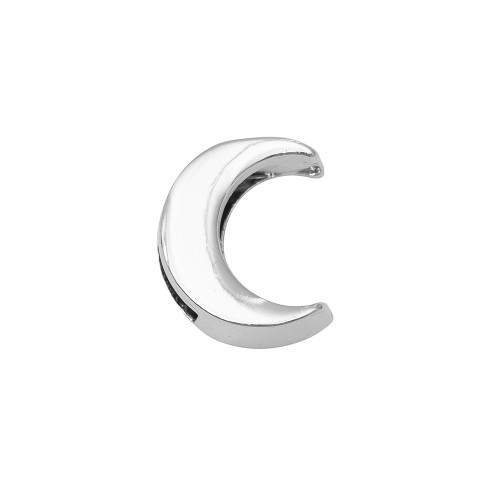 Slider bead Moon cupronickel 1 pc.